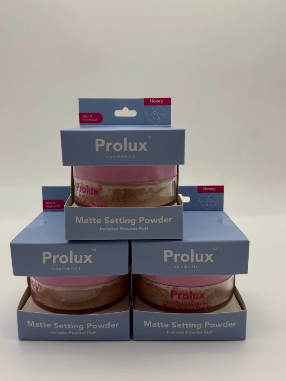 (3 Pack) Prolux Matte Setting Powder - Honey